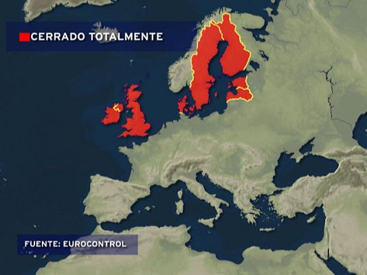  - Restricciones de vuelos en Europa