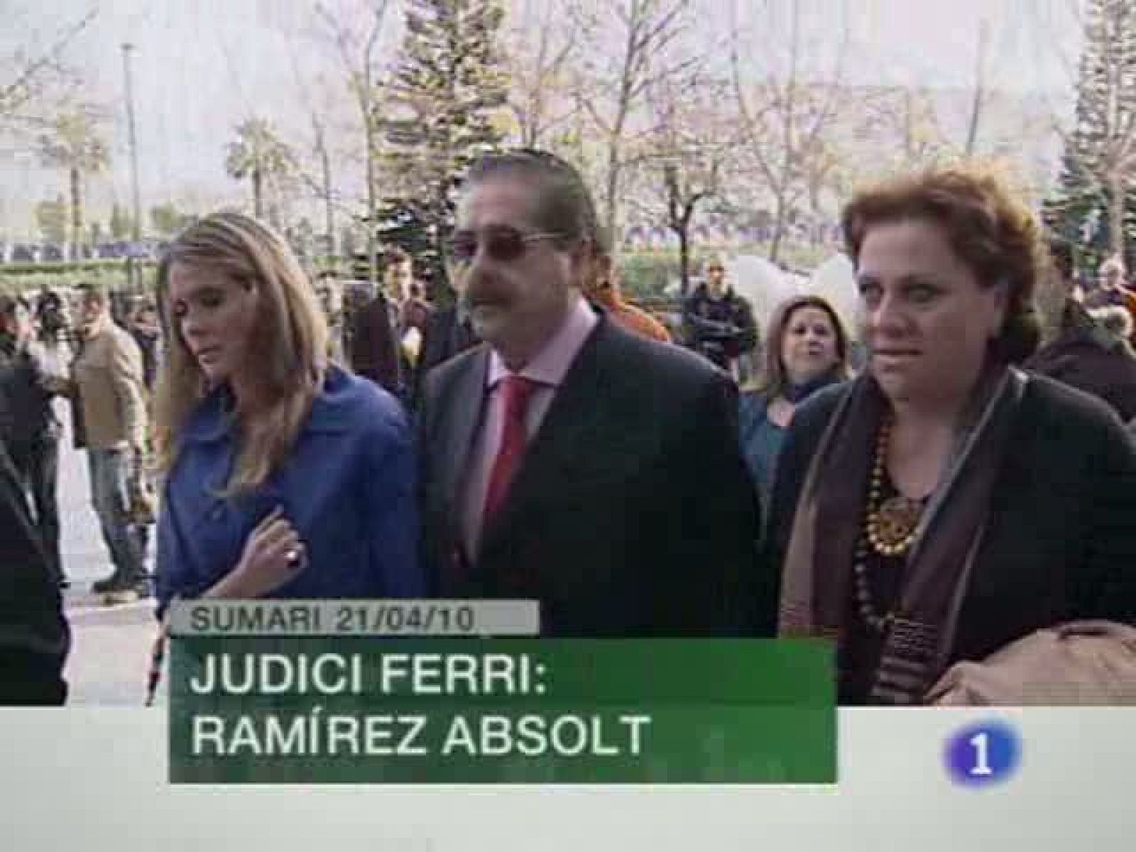 L'Informatiu. Informativo Territorial de la C. Valenciana (21/04/10)