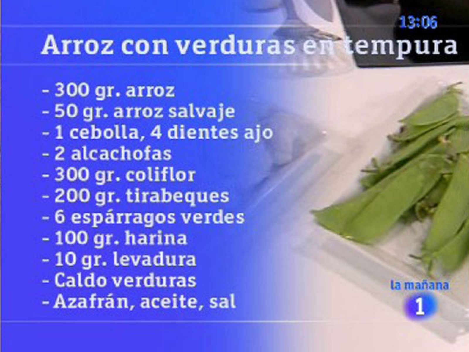 Saber cocinar - Arroz con verduras en tempura - RTVE Cocina | Ver