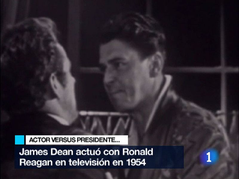 Ronald Reagan trabajó junto a James Dean en televisión en 1954