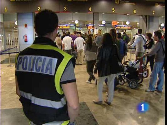 Reporteros del Telediario - 'Mulas' de la droga en Barajas