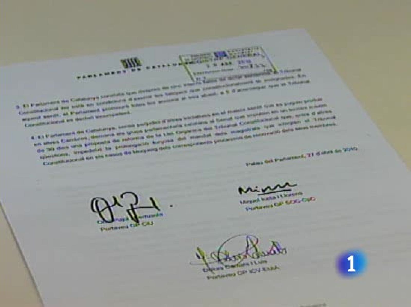 El Presidente catalán y el líder de CiU cierran el acuerdo para exigir la renovación del Tribunal Constitucional | Ver