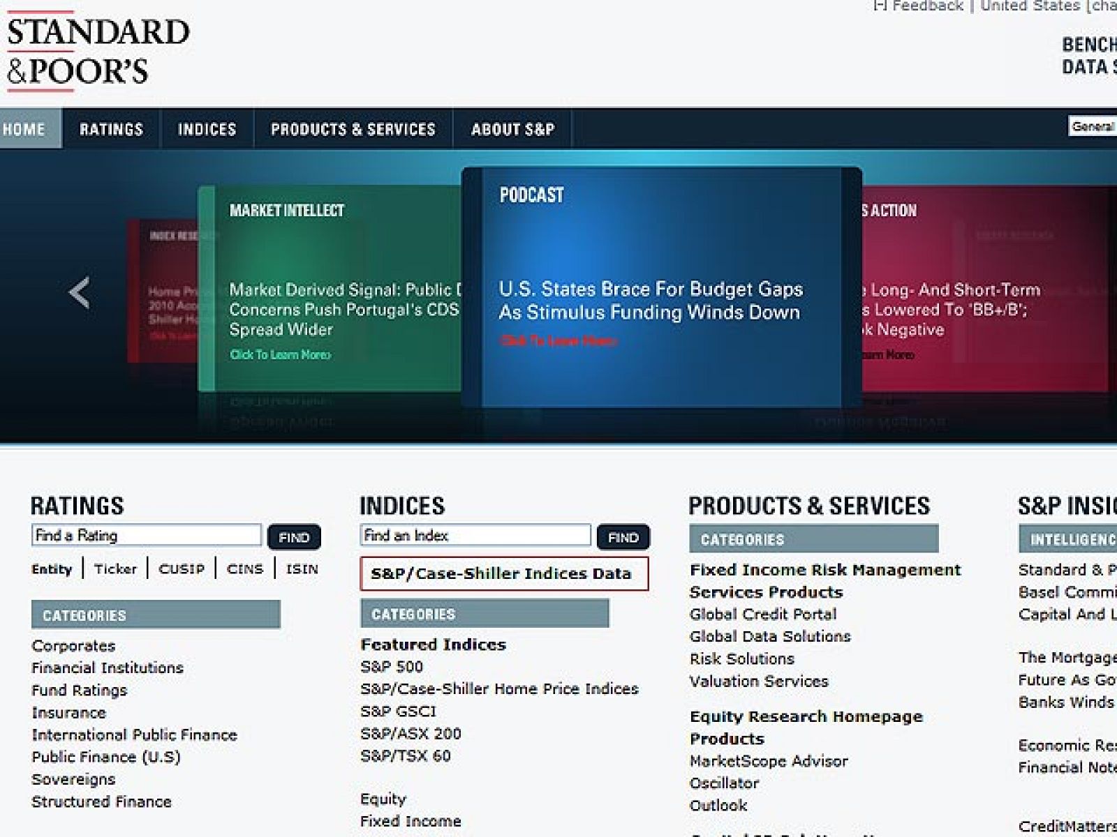 Standard and Poor's rebaja el rating de la deuda de España | Ver