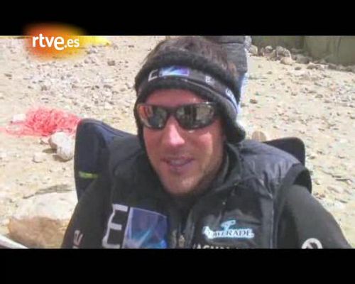 Al filo de lo imposible - Edurne pide suerte para el Shisha