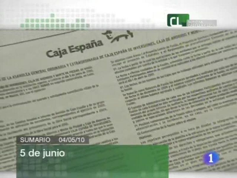 Noticias Castilla y León. Informativo Territorial de Castilla y León. (04/05/10)