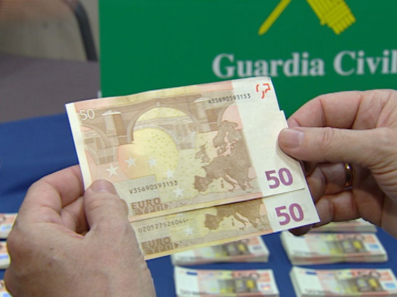 Desarticulada una banda que introducía en España billetes falsos de 20 y de 50 euros | Ver
