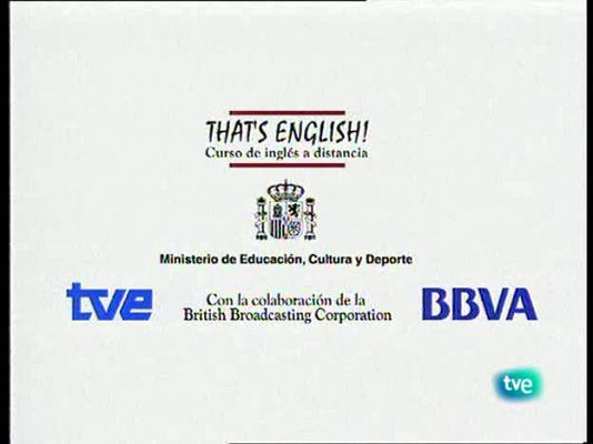 That's English - Módulo 3 - Unidad 6 - Programa 1