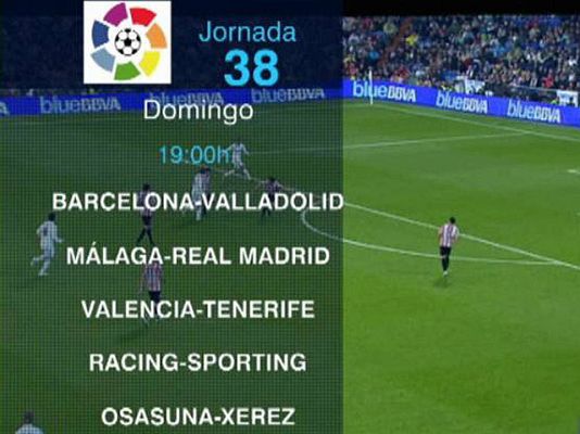  - La Liga se decidirá el domingo