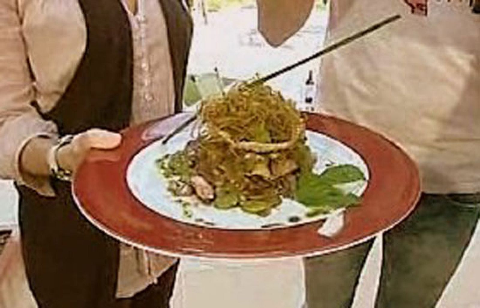 España Directo - Lasaña de chipirones y habitas - RTVE Cocina | Ver