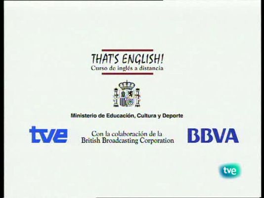 That's English - Módulo 9 - Unidad 6 - Programa 2