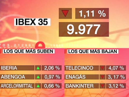  - El Ibex 35 pierde un 1,11%