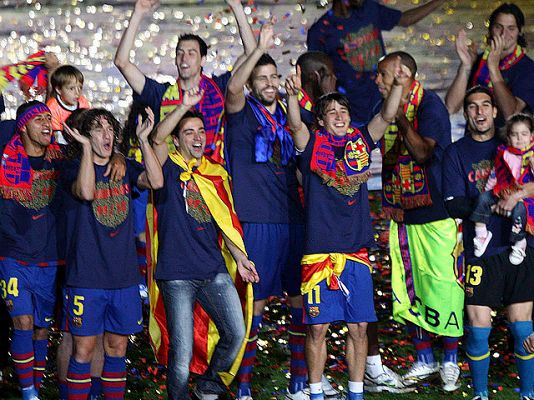  - El Barça celebra la Liga