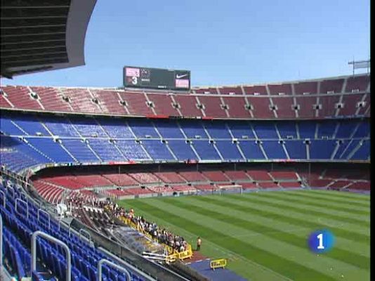 Copa del Rey - El Camp Nou ya está preparado