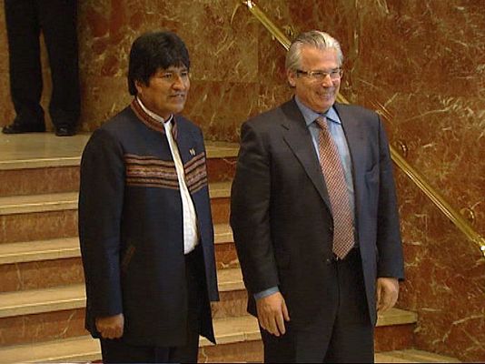  - Reunión de Garzón y Evo Morales