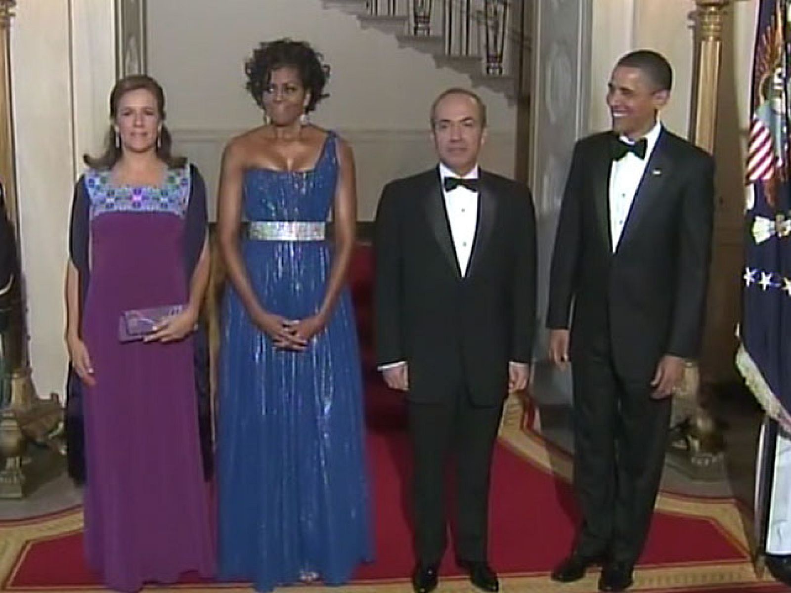 Los Obama reciben al presidente Felipe Calderón y su esposa con todos los honores en la segunda visita de estado | Ver