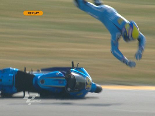  - Álvaro Bautista, caída y retirada