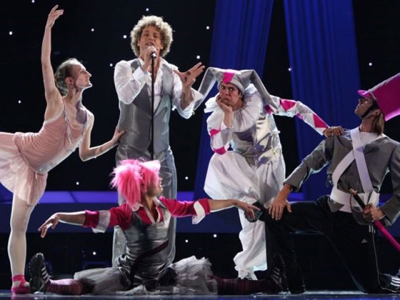 Eurovisión 2010 - Primer ensayo de Daniel Diges - Eurovisión | Ver