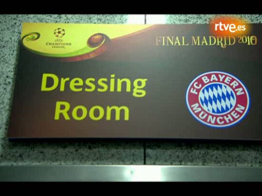 Champions League - El vestuario del Bayern, por dentro