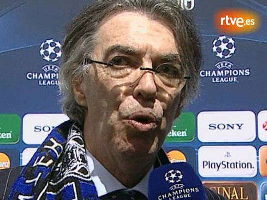 Champions League - Moratti: 'Es el sueño de la ciudad'