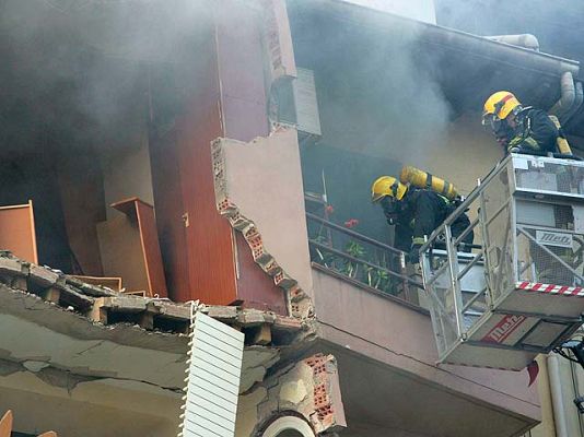  - El edificio de Logroño dañado