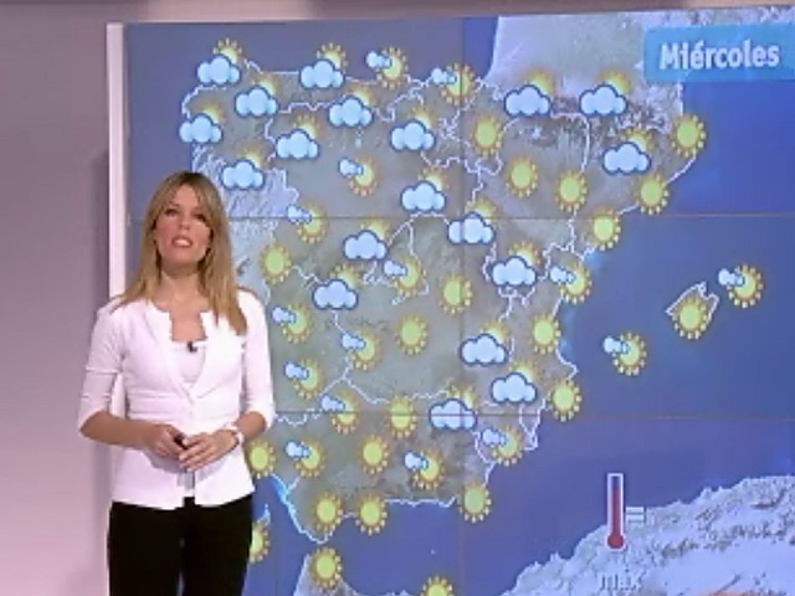 Chubascos en el norte