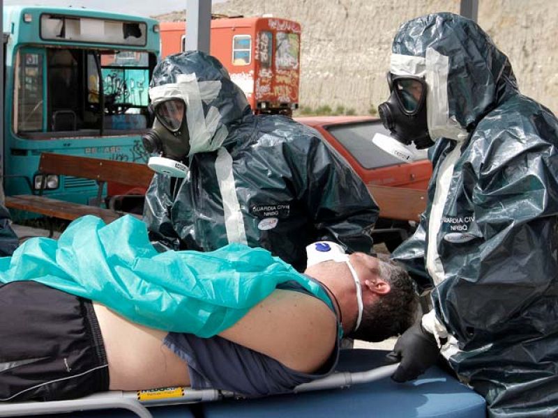 La Guardia Civil realiza un simulacro de ataque radiológico | Ver