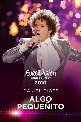 Dani Diges cant "Algo pequeito" en Eurovisin 2010