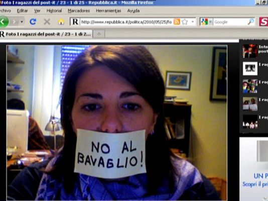  - 'Ley mordaza' en Italia