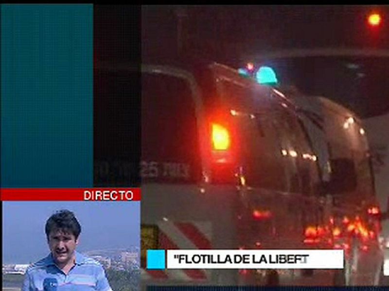 Los tres activistas españoles se encuentran detenidos en un cárcel al sur de Israel