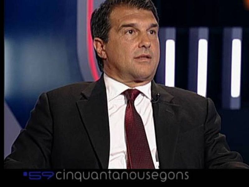 Laporta quiere ser recordado como 'el presidente del Barça más catalanista y el mejor de la historia"