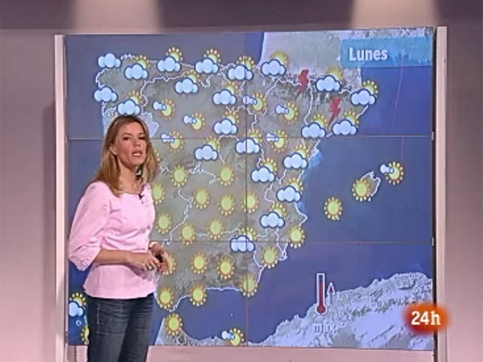 Chubascos en Cataluña y Pirineos