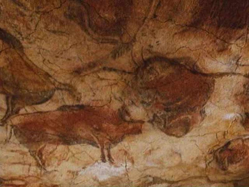 Imágenes del interior de las cuevas de Altamira