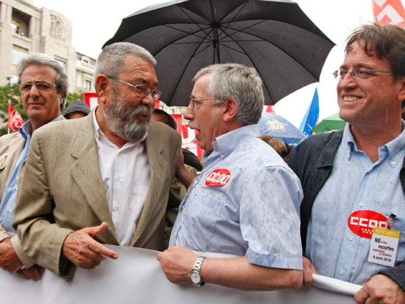 Jornada de huelga de los funcionarios para rechazar los recortes salariales del Gobierno