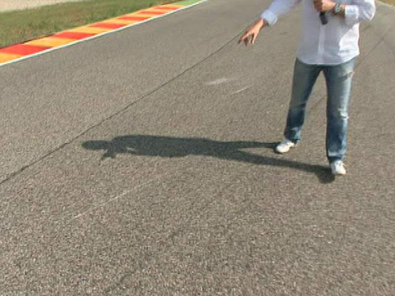 El programa 'Paddock GP' quiso volver al lugar donde se produjo la caída de Valentino Rossi.