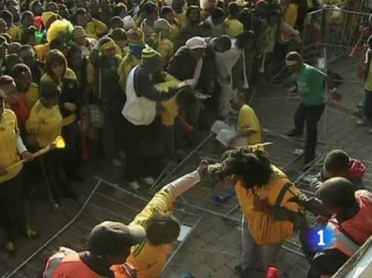  - 3 heridos en el inicio del Mundial