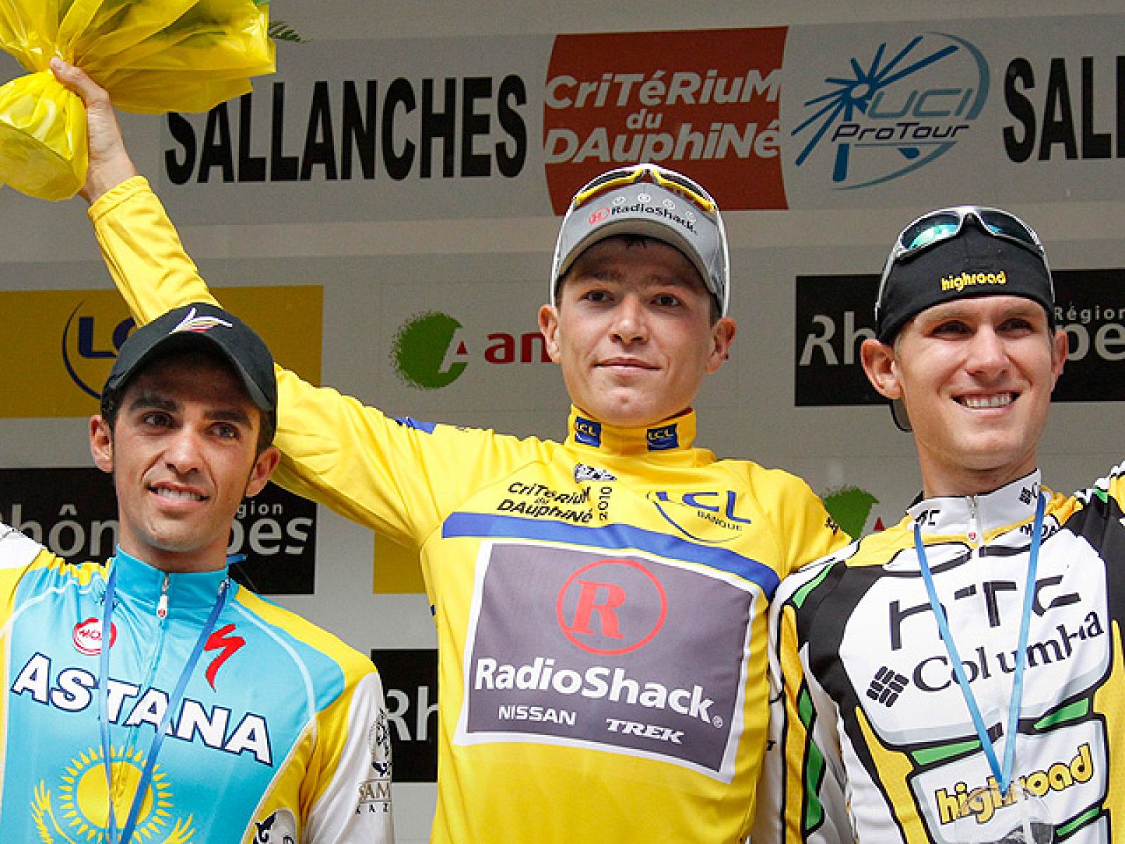 El esloveno de Radioshak, Brajkovic, se ha impuesto en la general final de la Dauphiné Liberé, la prueba 'prólogo' del Tour de Francia, en la que el español Alberto Contador ha terminado en segunda posición.