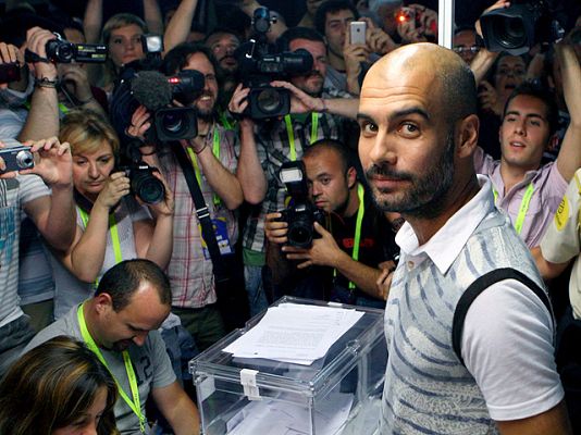  - Guardiola, aclamado como presidente