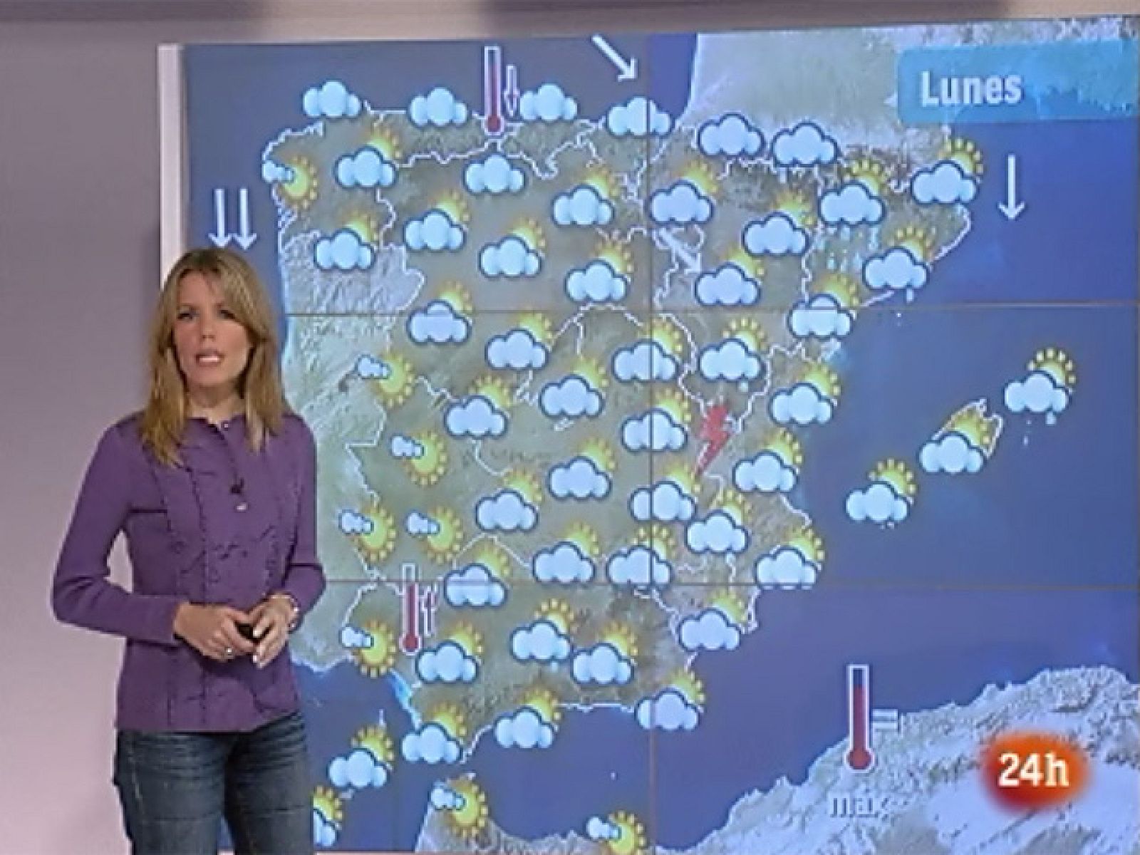 Lluvias fuertes en Cataluña y Huesca