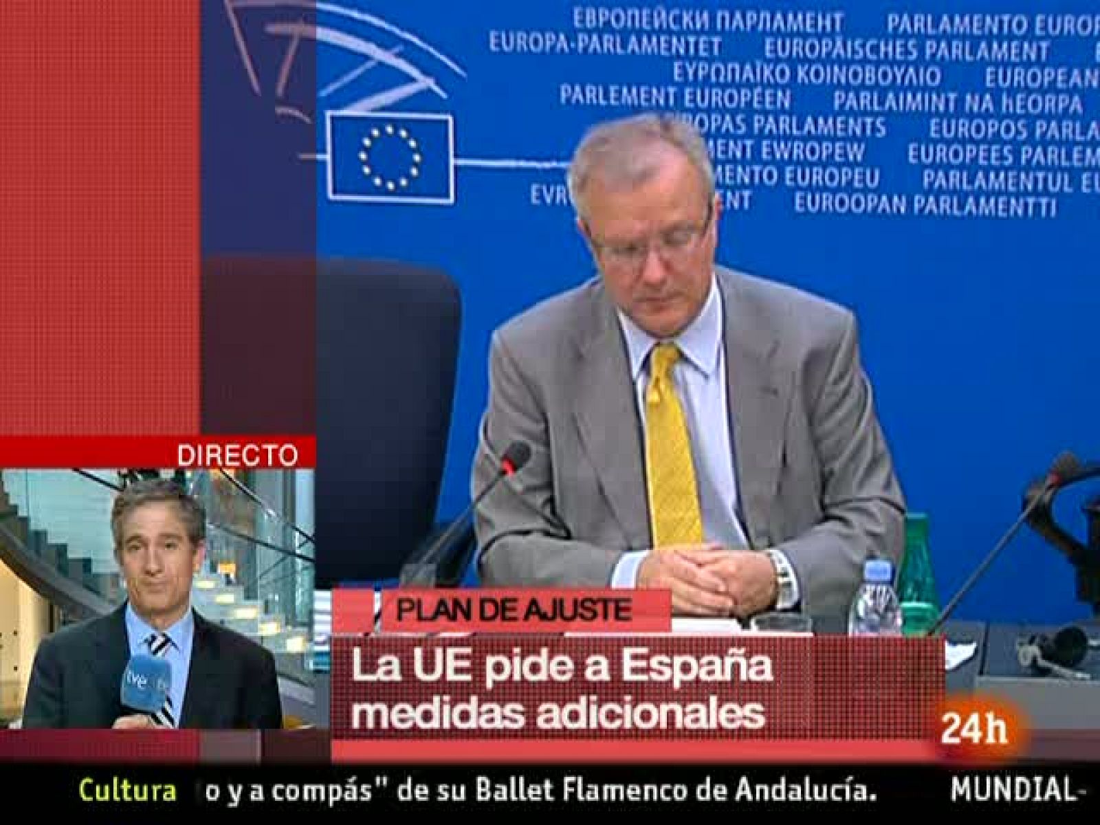 Telediario Internacional. Edición 18 horas. (15/06/10)