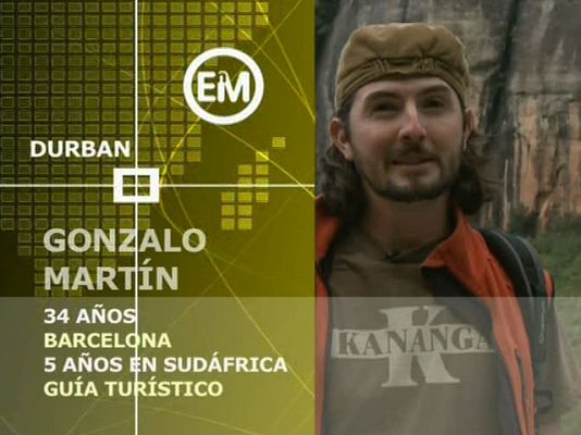 Españoles en el mundo - Durban - Gonzalo