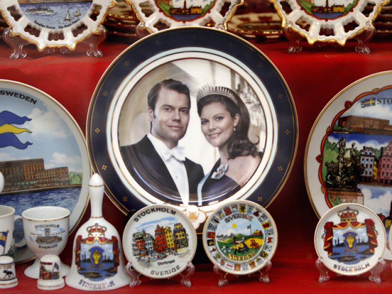 Estocolmo se engalana para la Boda Real de la princesa Victoria