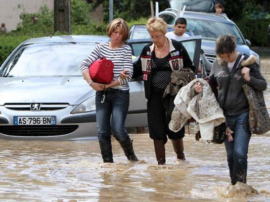  - 22 muertos por lluvias en Francia