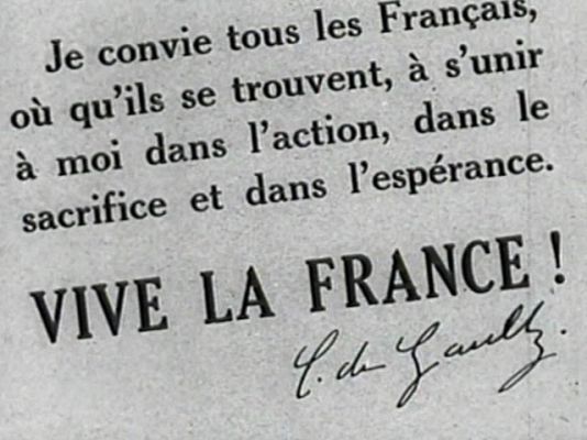  - De Gaulle,70 años del llamamiento