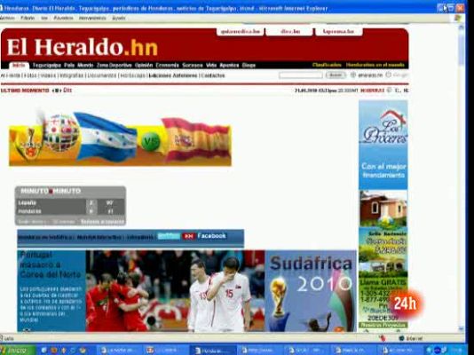  - Honduras no soporta la furia 'roja'