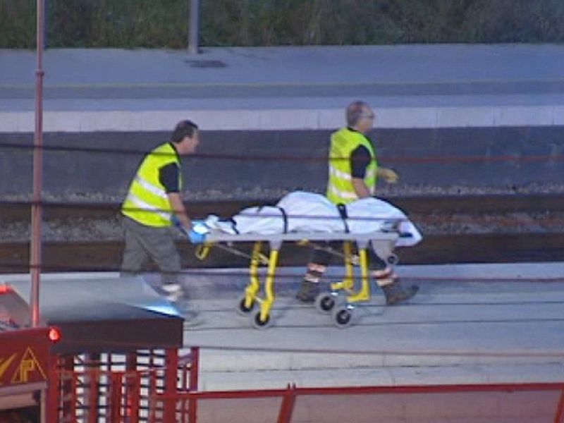 Doce muertos al ser atropellados por un tren en Castelldefels