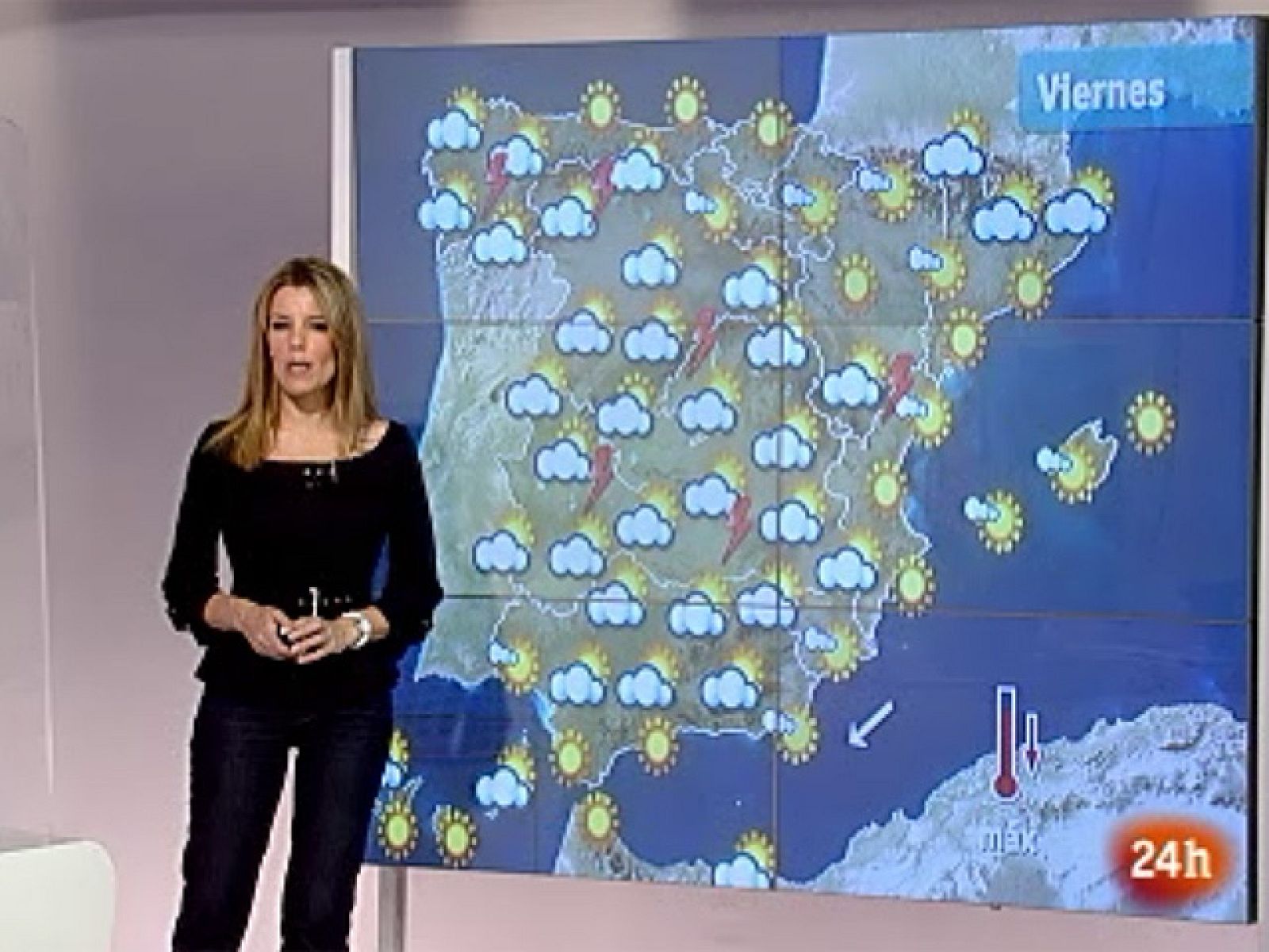 El Tiempo: tormentas en el interior peninsular