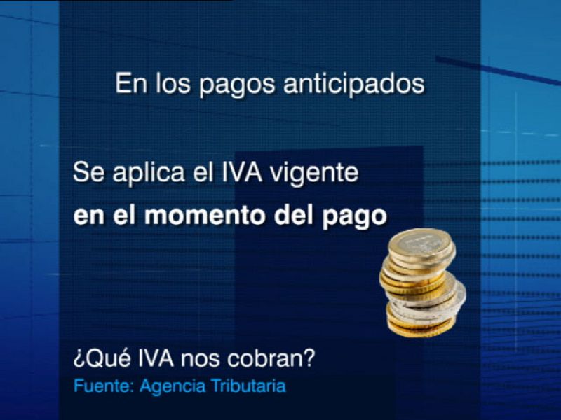 El IVA sube en España el próximo 1 de julio