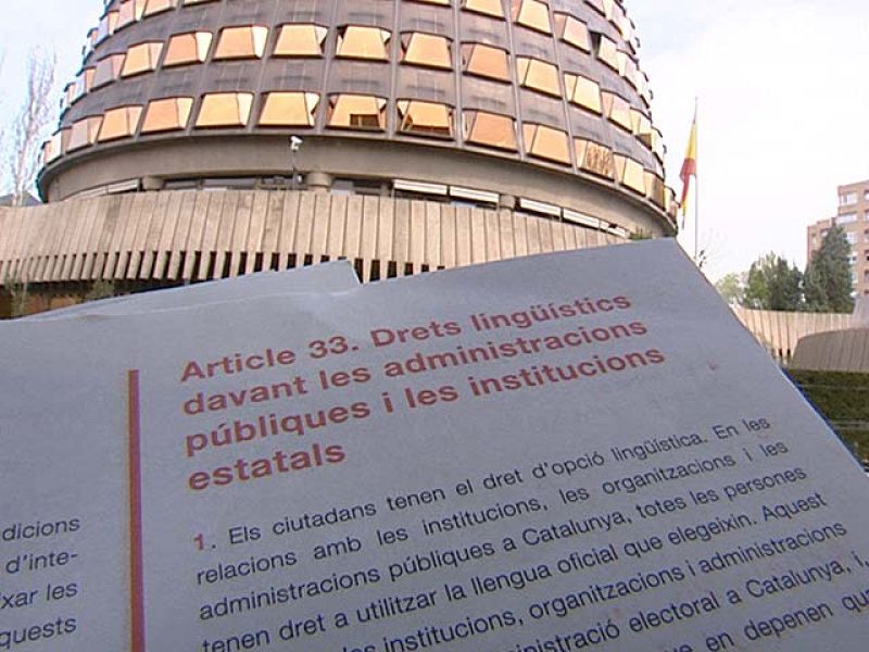 Sentencia del Tribunal Constitucional sobre el Estatuto de Cataluña