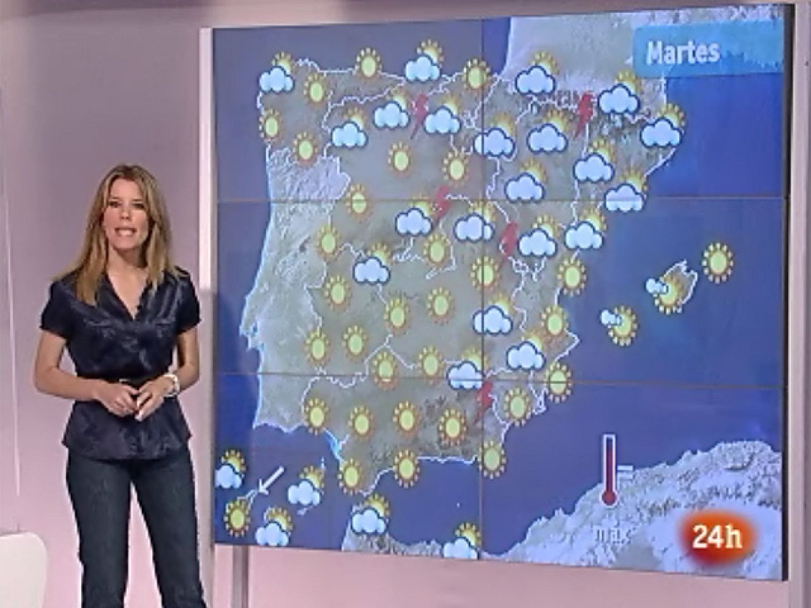 Tormentas fuertes en el Pirineo catalán