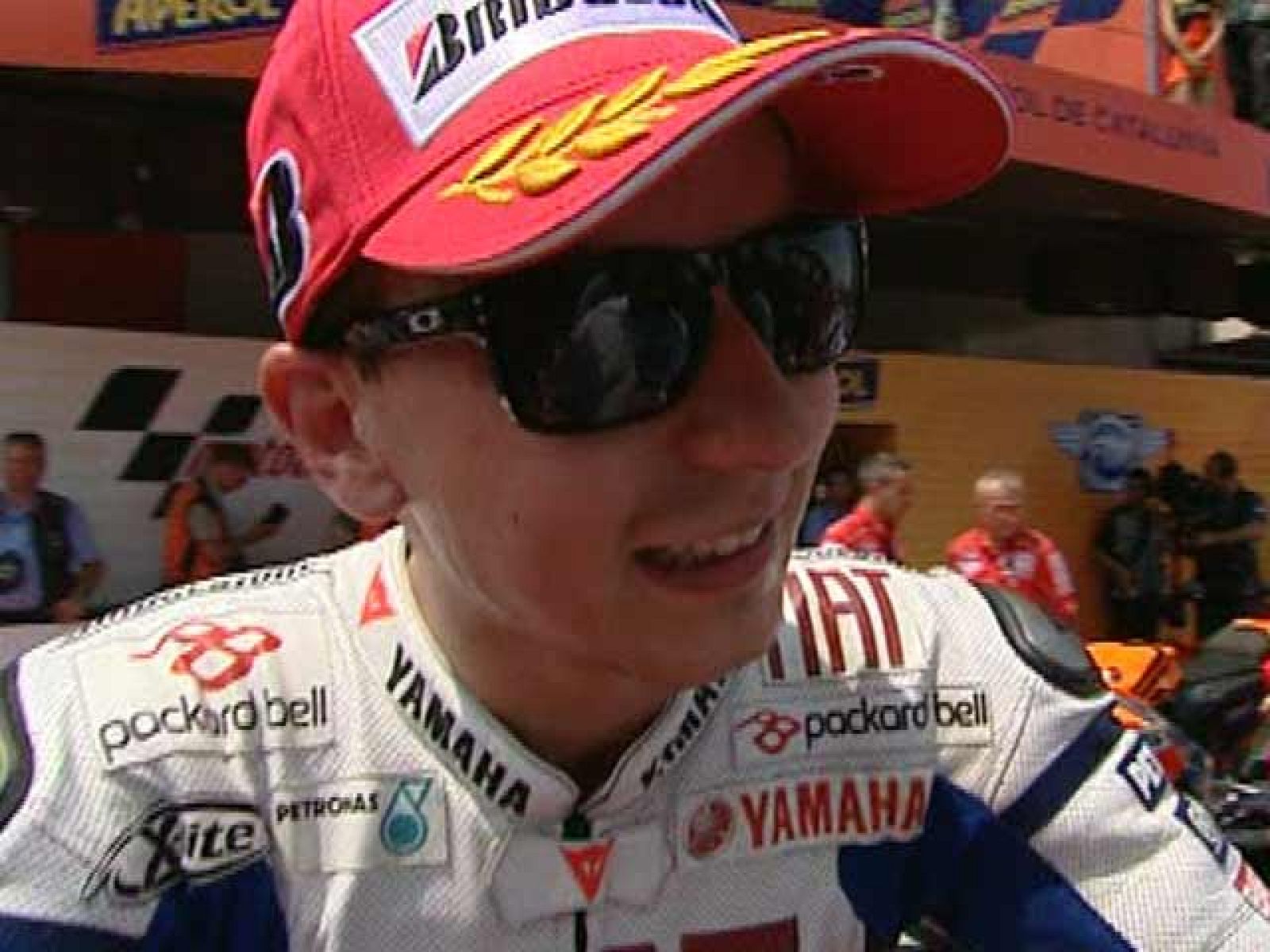 Lorenzo cree que las altas temperaturas de Montmeló han hecho más difícil su victoria.